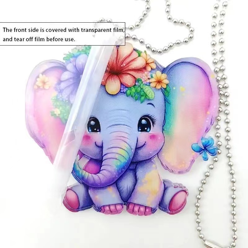 2D Acrylic Car Pendant car ornament accessories