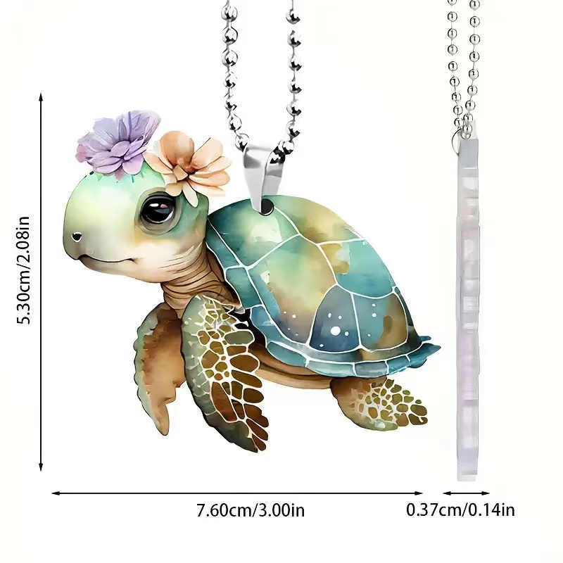 2D Acrylic Car Pendant car ornament accessories