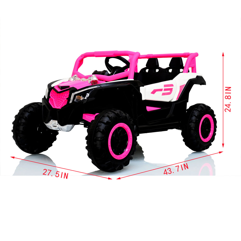 ride on car, kids electric UTV car, 2 Seat Ride On Car for Kids,12V Ride On UTV Toy,4WD Electric Car with remote control /Swing/ for 3~6 years boys/girls