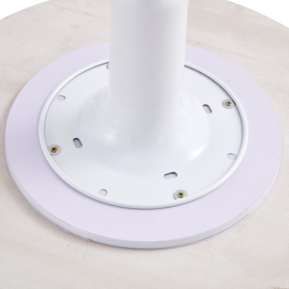 White coffee table, simple modern negotiation table, balcony dining table