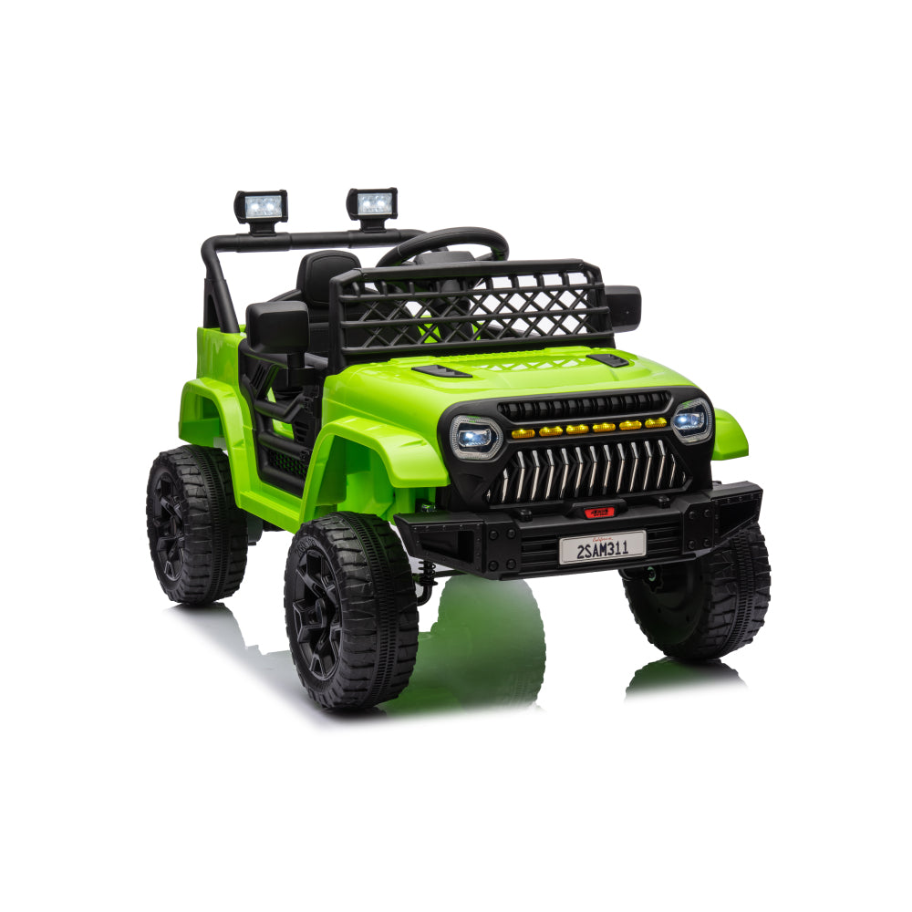 Kids Ride on Truck Car, 12V Ride on Toy Electric Cars for Kids w/ Remote, Bluetooth,light green