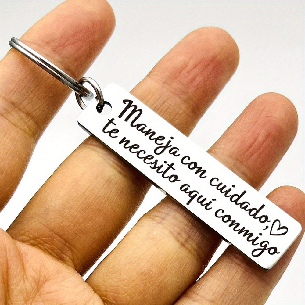 Engraved Drive Safe Keychain, Sentimental Gift For Drivers, Perfect For Valentines, Birthdays & Anniversaries