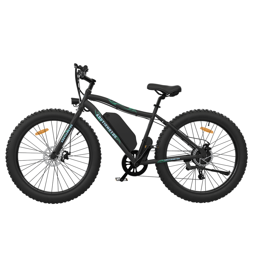 AOSTIRMOTOR S07-MAX 26" 1000W Electric Bike Fat Tire P7 48V 20AH Removable Lithium Battery for Adults with Detachable Rear Rack Fender(Gray)