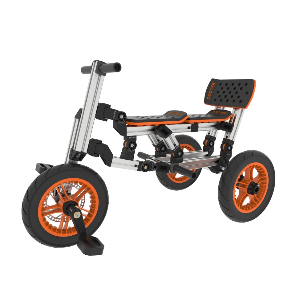 KidRock Buildable Kit 20 in 1 Kids Go Kart Set, Suitable for 1 to 8 Years Old, Two Wheel Bike, Three Wheel Bike, Go Kart, Sit/Stand Scooter, etc. Christmas Promotion Plus a snow upgrade package .