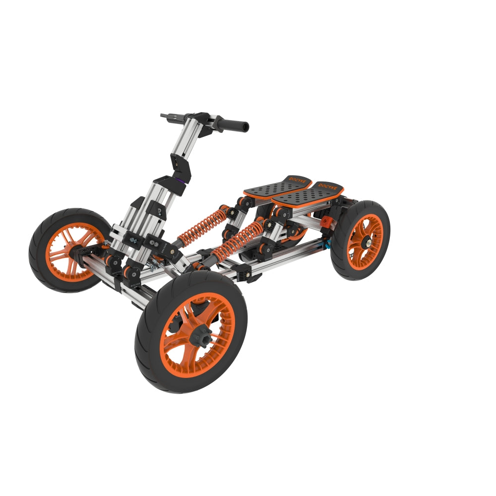 Modular design High-strength material electric innovation kart, more than 20 kinds of assembly methods, suitable for outdoor sports, parent-child interaction,Promotion Plus a S-kit