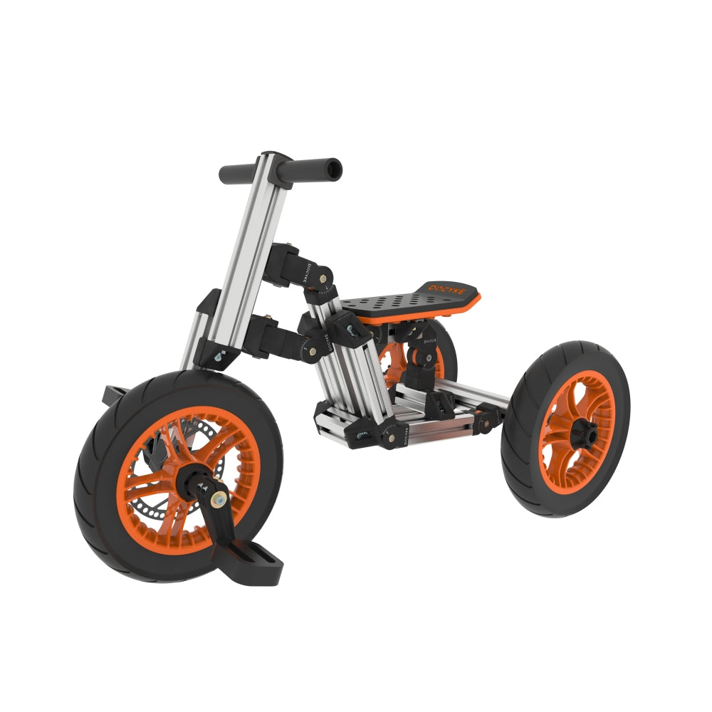 KidRock Buildable Kit 20 in 1 Kids Go Kart Set, Suitable for 1 to 8 Years Old, Two Wheel Bike, Three Wheel Bike, Go Kart, Sit/Stand Scooter, etc. Christmas Promotion Plus a snow upgrade package .