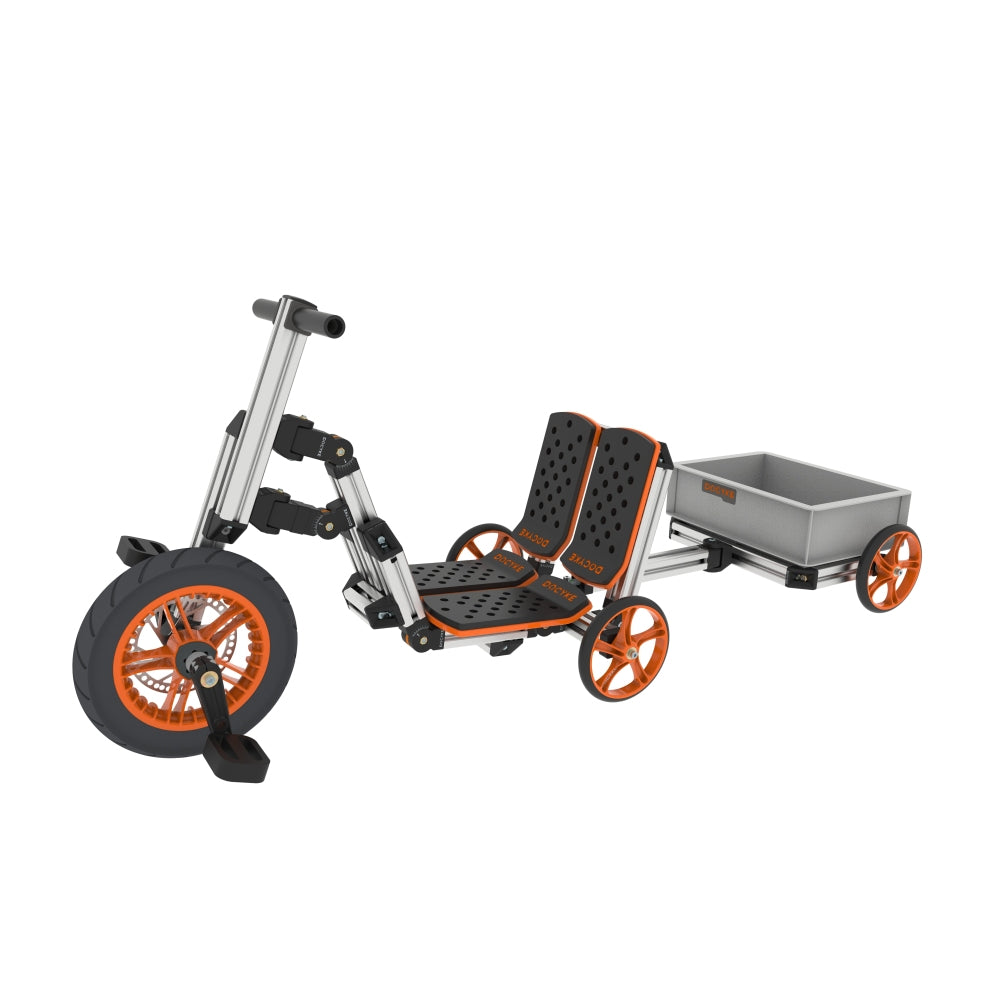 KidRock Buildable Kit 20 in 1 Kids Go Kart Set, Suitable for 1 to 8 Years Old, Two Wheel Bike, Three Wheel Bike, Go Kart, Sit/Stand Scooter, etc. Christmas Promotion Plus a snow upgrade package .