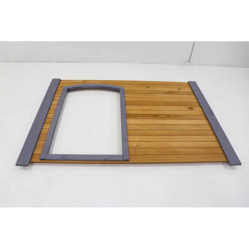 Solid wood large dog villa roof accessories