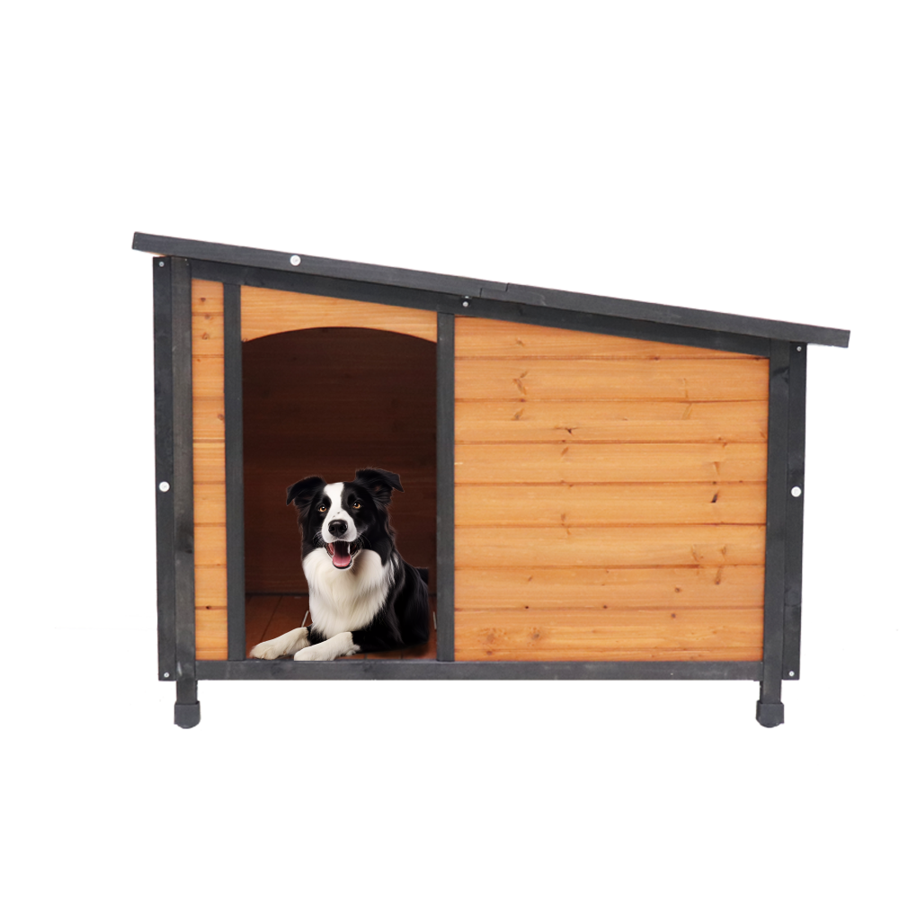 Solid wood large dog villa roof accessories
