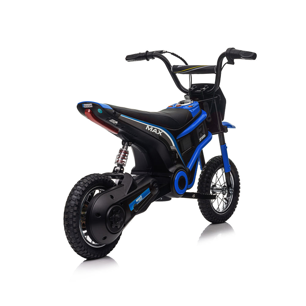 24V14ah Kids Ride On 24V Electric Toy Motocross Motorcycle Dirt Bike-XXL large,Speeds up to 14.29MPH,Dual Suspension, Hand-Operated Dual Brakes, Twist Grip Throttle, Authentic Motocross Bike Geometry