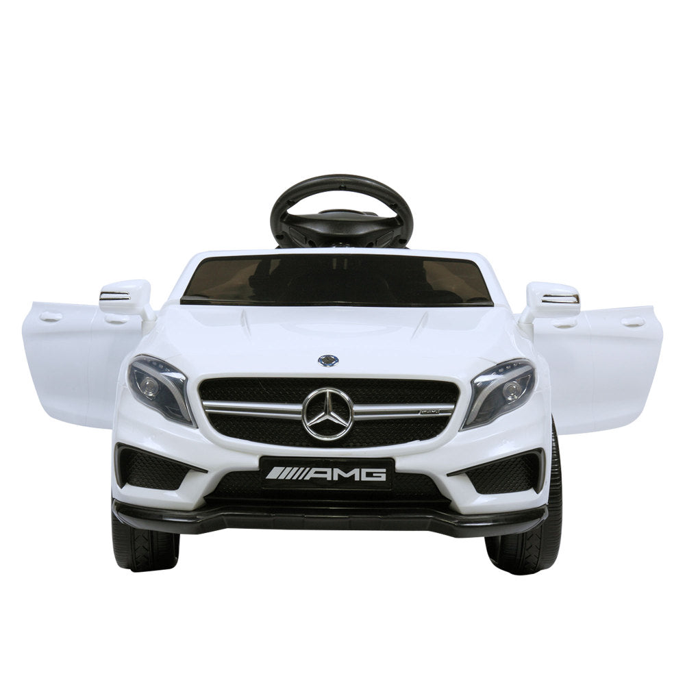 Licensed Mercedes Benz AMG 6V Kids Ride On Electric Car with Remote Control, Story Education AUX, Black