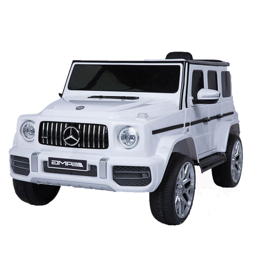 licensed Mercedes-Benz G63 Kids Ride On Car,kids Electric Car with Remote Control 12V licensed children car Motorized Vehicles for Girls,Boys,gift , Music, Horn, Spring Suspension, Safety Lock