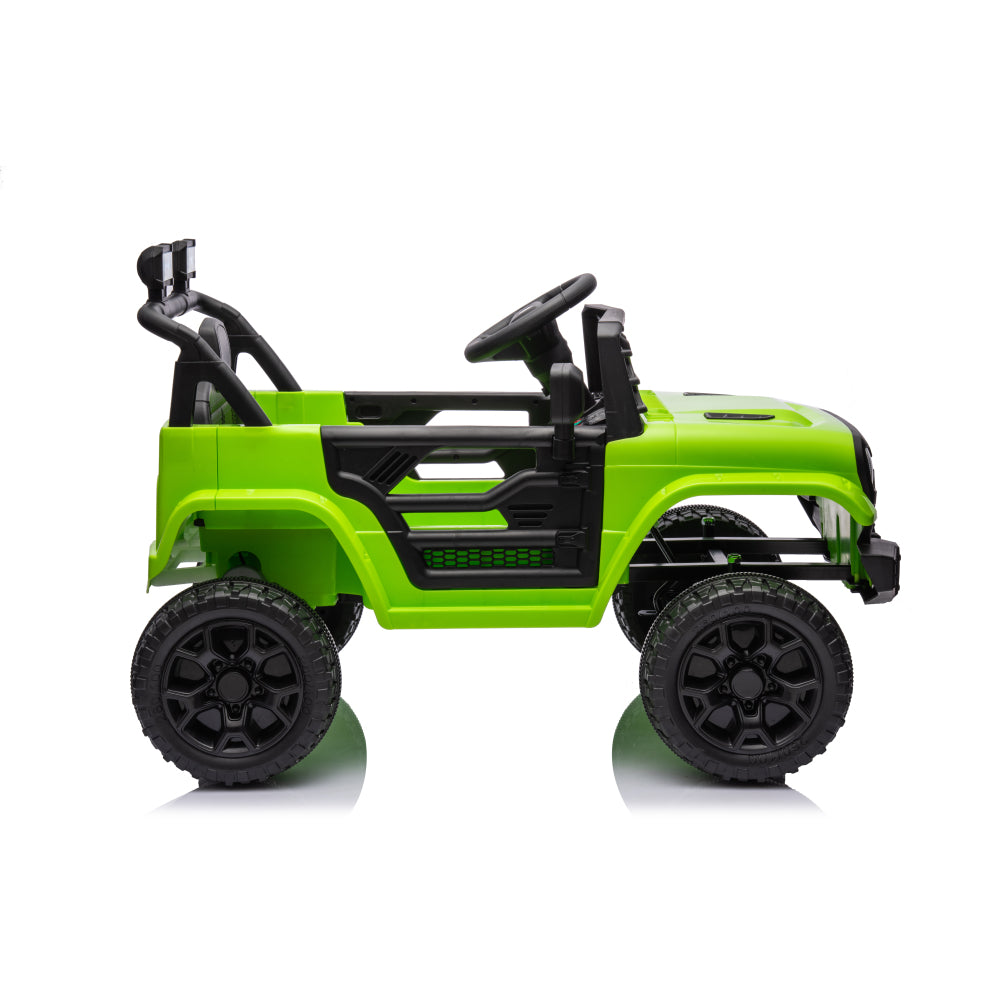 Kids Ride on Truck Car, 12V Ride on Toy Electric Cars for Kids w/ Remote, Bluetooth,light green