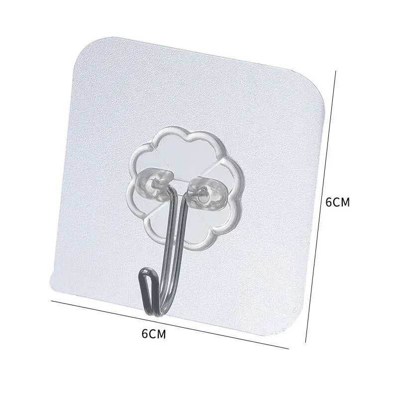 Heavy Duty Transparent Waterproof Adhesive Hooks