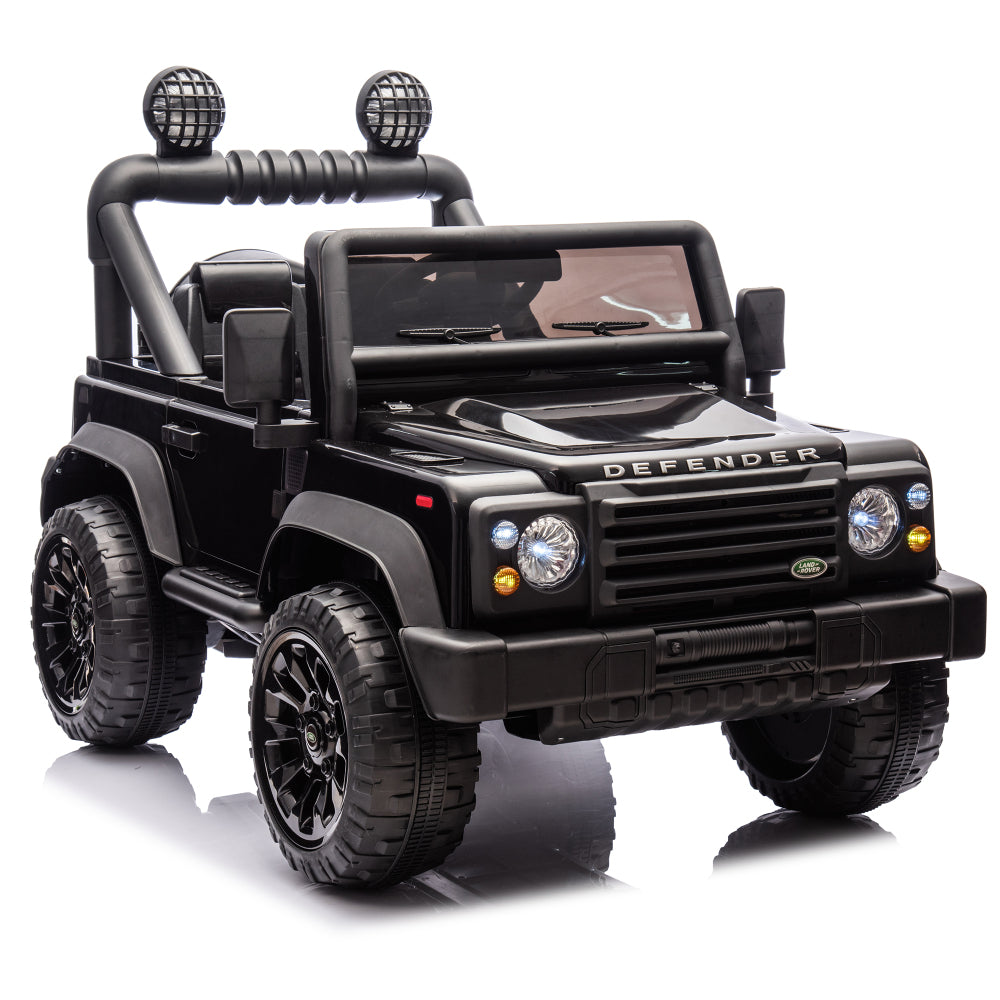 Licensed 2015 Land Rover Defender 90,24V Kids Ride On XXL Car W/Parents Control,2wd,Four-wheel suspension,Bluetooth,MP3,Music,Power display,LED Lights,Speeds 1.86-3.11MPH for Kids 3-7.