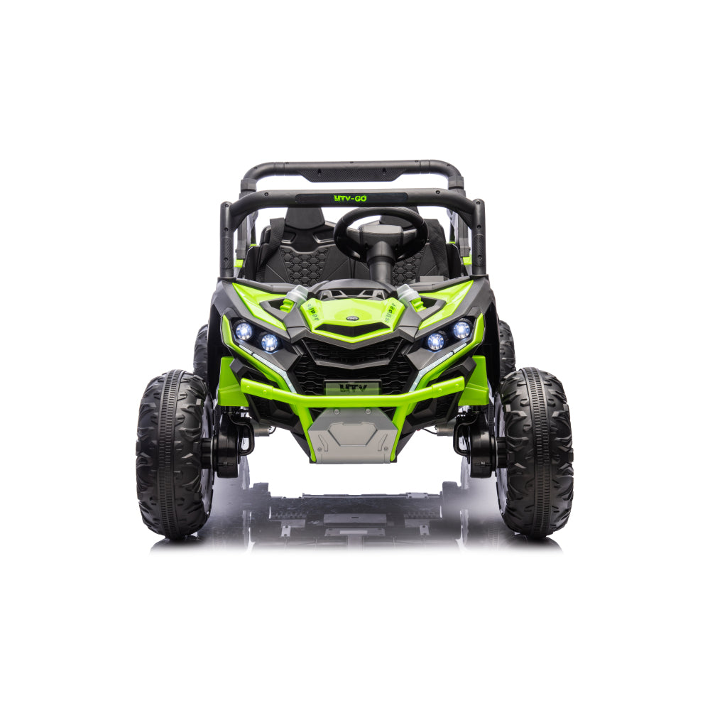 24V Ride on Cars, High/Low Speed Switchable Ride on Toys with Remote Control, 2 Seater Electric Car for Kids with Trunk Storage Space, Bluetooth Music, LED Lights,blue