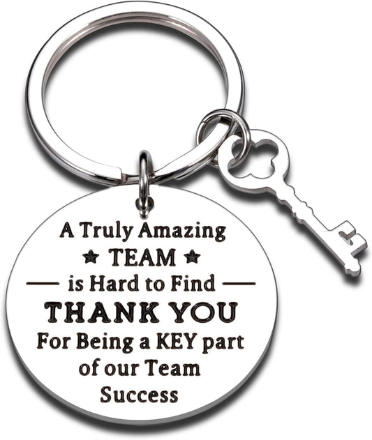 Trikalika Team Gifts Coworker Employee Appreciation Gifts Thank You Keychain Boss Colleague Farewell Nurse Teacher Retirement