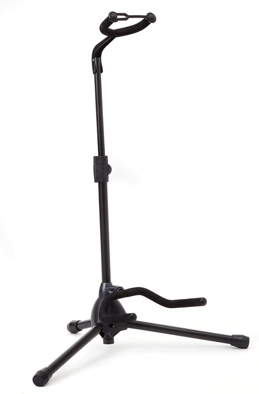 Hola! Music Guitar Stand - Height Adjustable, Collapsible w/Padded Neck & Yoke - Pack of 1 Tripod