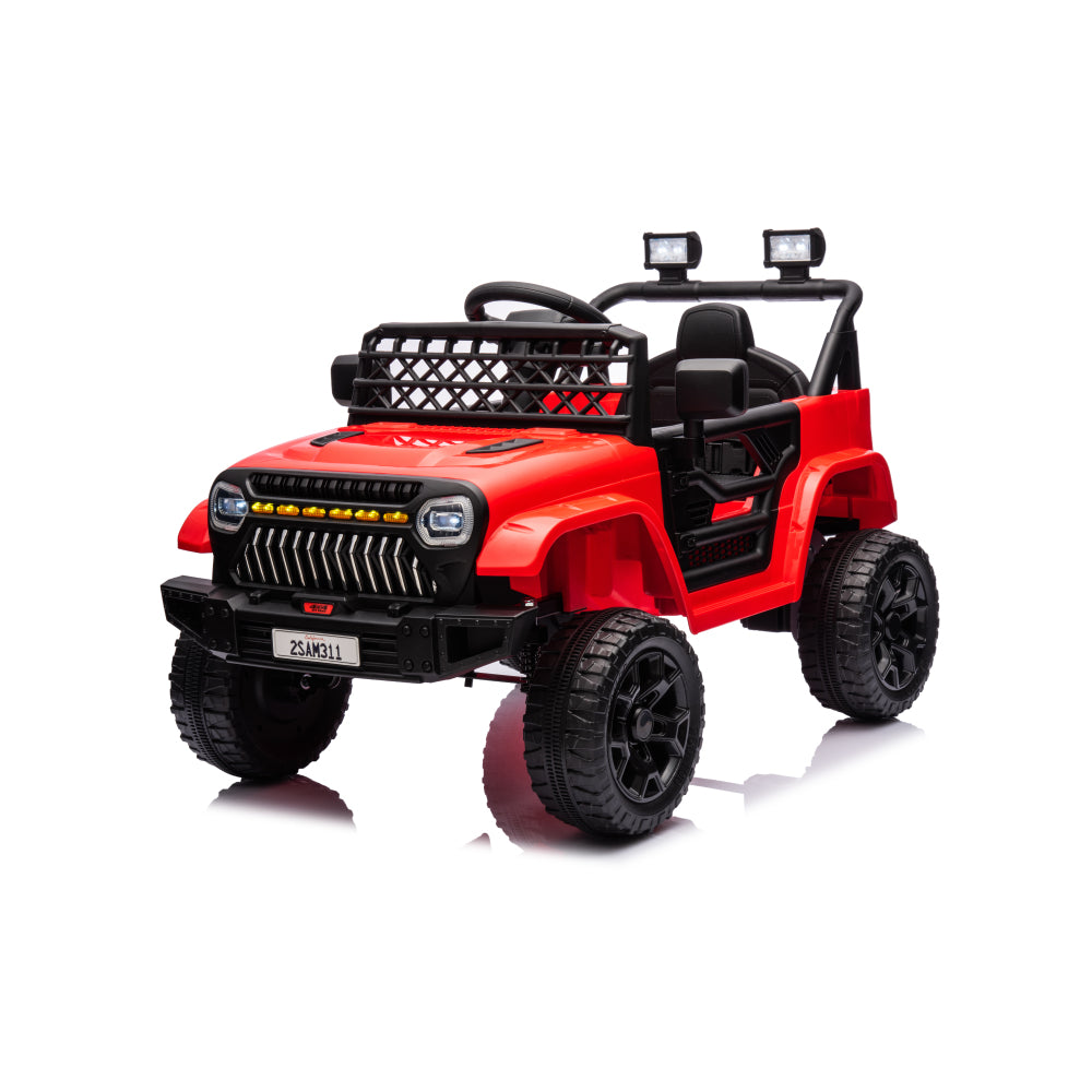 Kids Ride on Truck Car, 12V Ride on Toy Electric Cars for Kids w/ Remote, Bluetooth,red