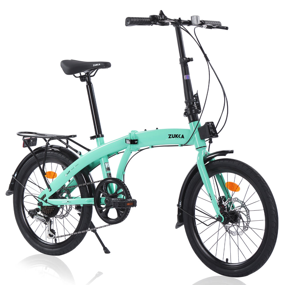 20" Folding Bike Steel Frame 7 Speed  City Bike