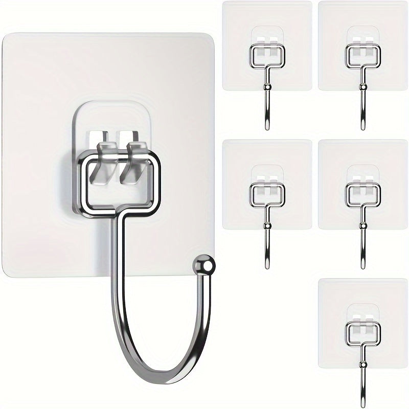 Heavy Duty Transparent Waterproof Adhesive Hooks