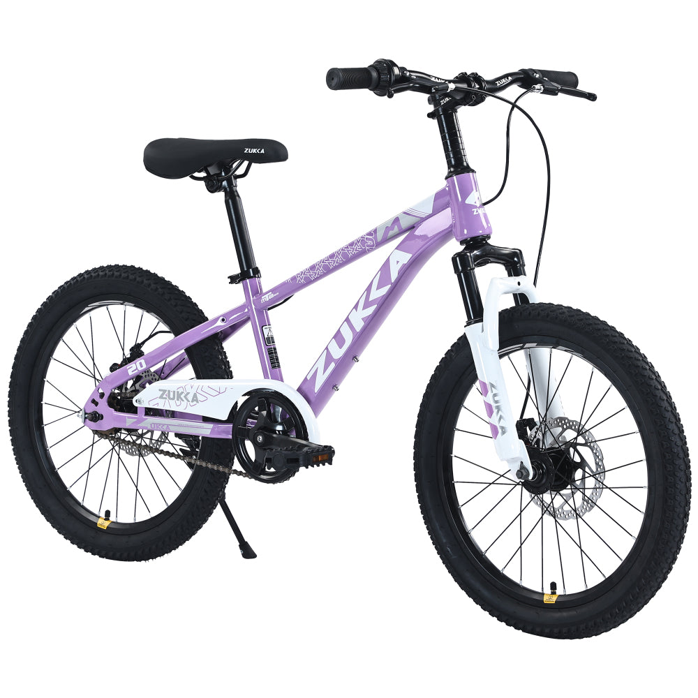 ZUKKA Mountain Bike,20 Inch MTB for Boys and Girls Age 7-10 Years,Multiple Colors