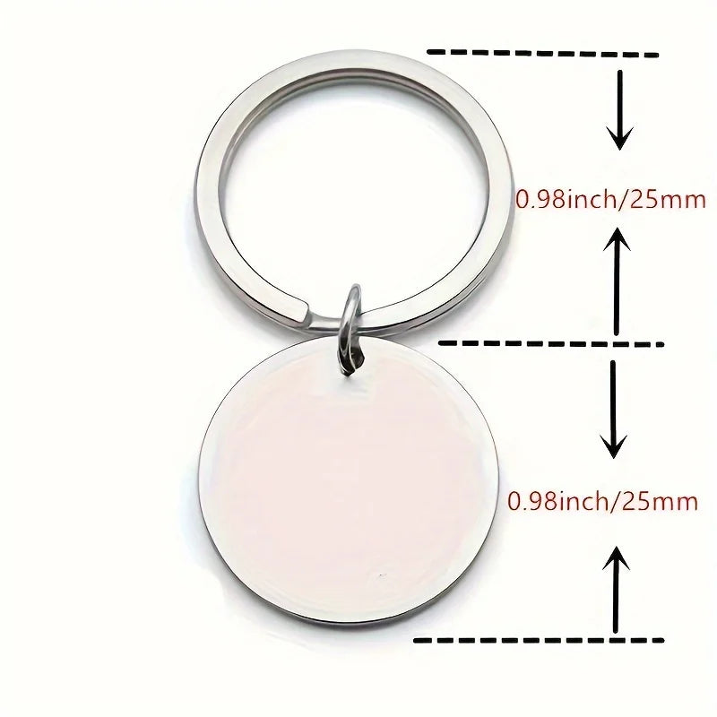 The New Popular Stainless Steel Key Chain Is A Gift for Friends and Lovers