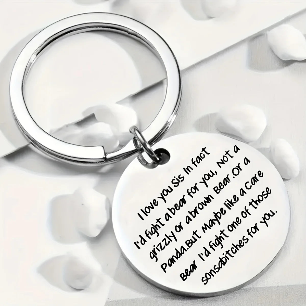 The New Popular Stainless Steel Key Chain Is A Gift for Friends and Lovers