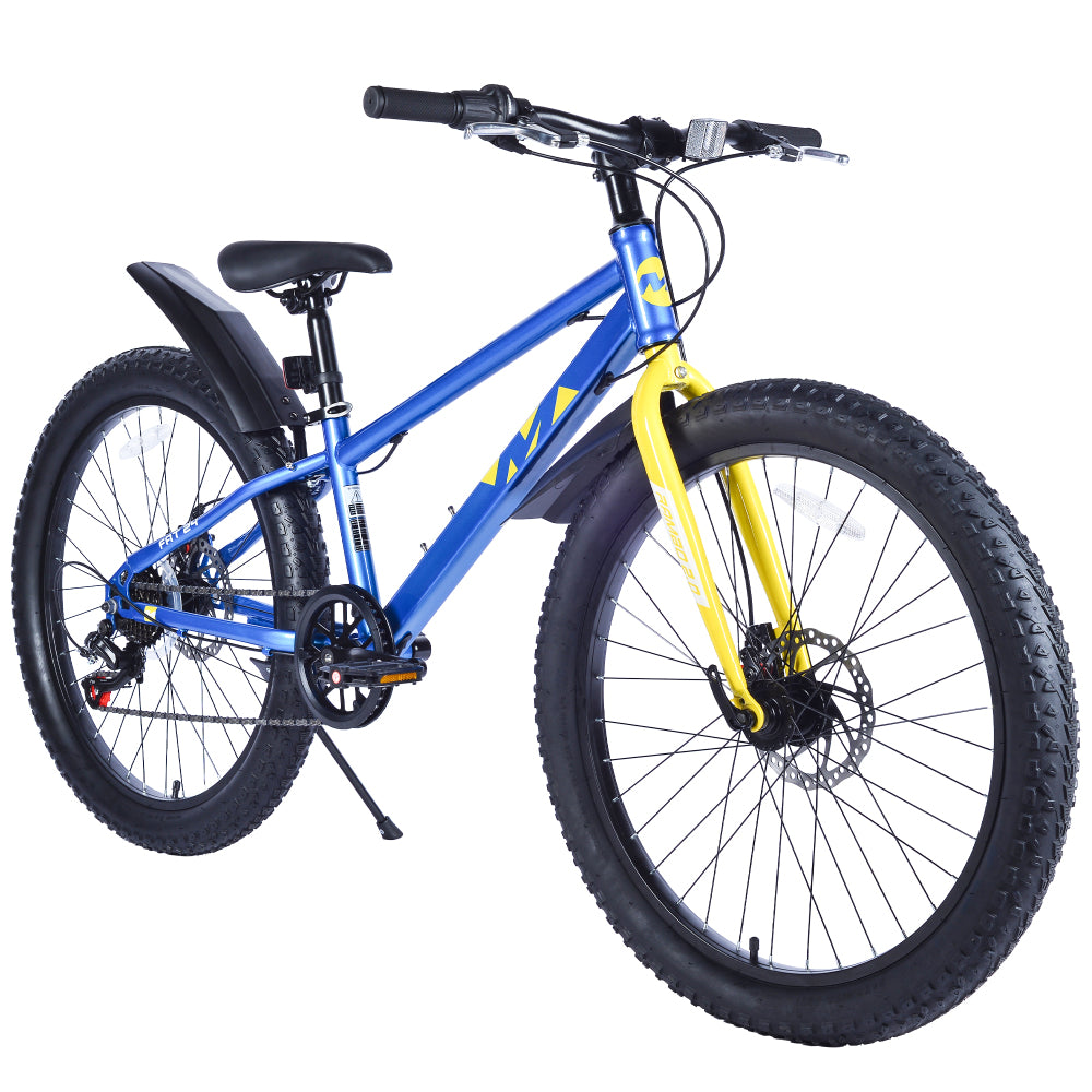 Mountain Bike for Girls and Boys  Mountain 24 inch shimano 7-Speed bike