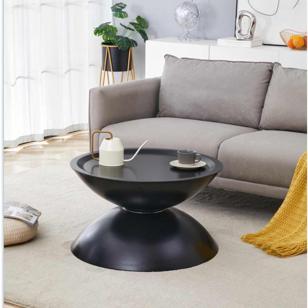 MILK WHITE coffee round tables SET OF 2 with STORGE MOVABLE TABLE TOP MULTIFUNCTIONAL END SIDE TABLE