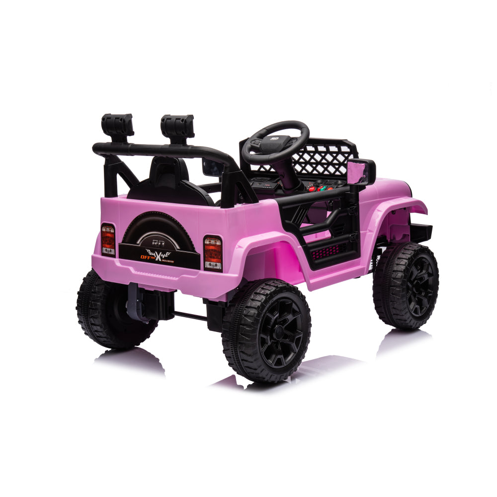 Kids Ride on Truck Car, 12V Ride on Toy Electric Cars for Kids w/ Remote, Bluetooth,pink