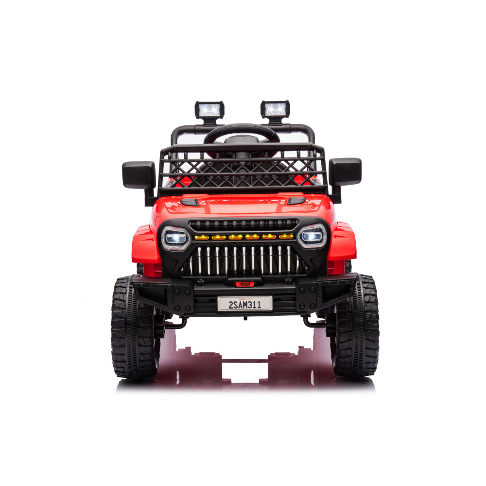 Kids Ride on Truck Car, 12V Ride on Toy Electric Cars for Kids w/ Remote, Bluetooth,red