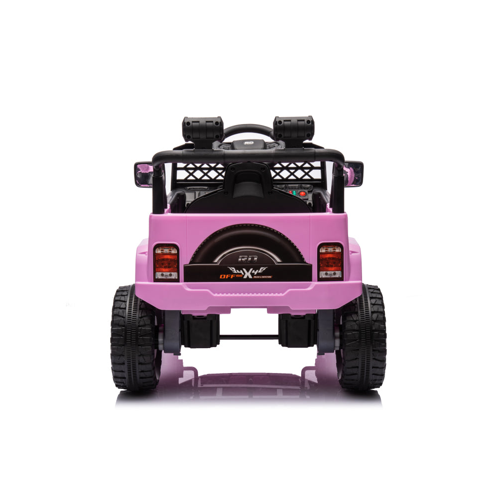 Kids Ride on Truck Car, 12V Ride on Toy Electric Cars for Kids w/ Remote, Bluetooth,pink