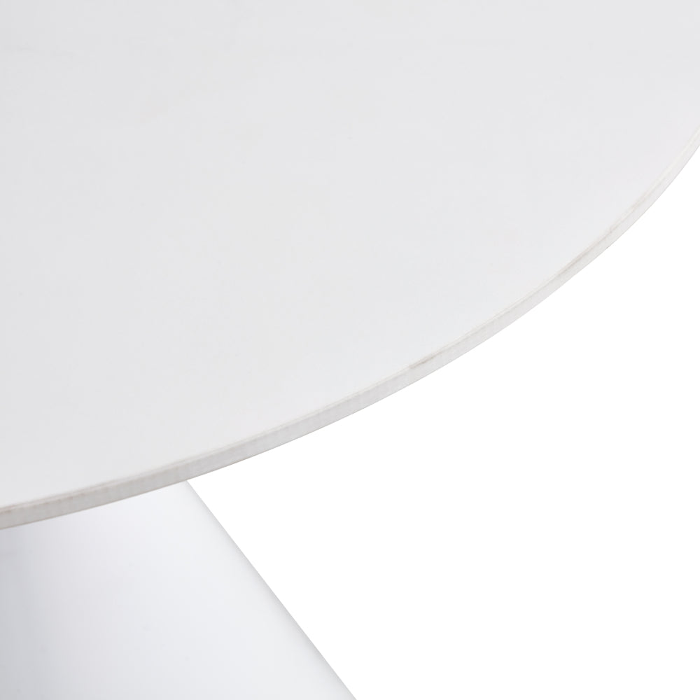 White coffee table, simple modern negotiation table, balcony dining table