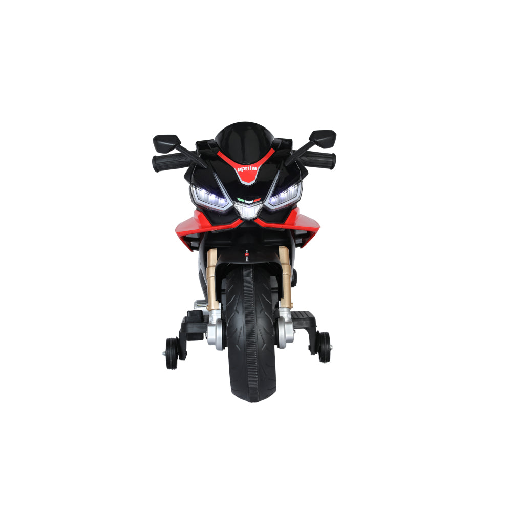 Kids Ride On Motorcycle 2MPH Top Speed,Motorbike Electric,Ride On Motorcycle for Kids with Shock Absorber/Training Wheels/Realistic Music&Sound-Black